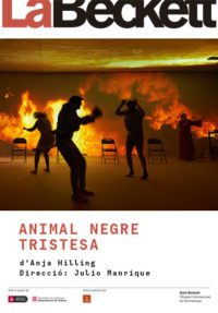 Animal negre tristesa